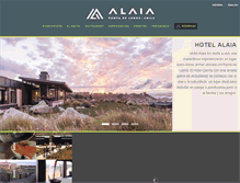 Tablet Screenshot of hotelalaia.com